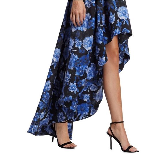 Alice + Olivia Florence Floral High-Low Gown size 4 - Picture 5 of 15